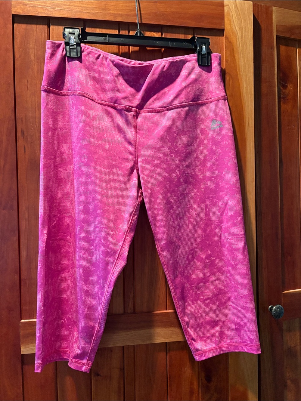 RBX Women’s Pink Print Capri Leggings
